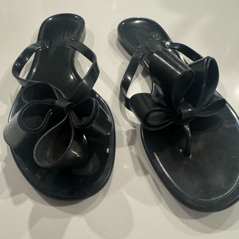 Valentino Black Bow Women's Sandals